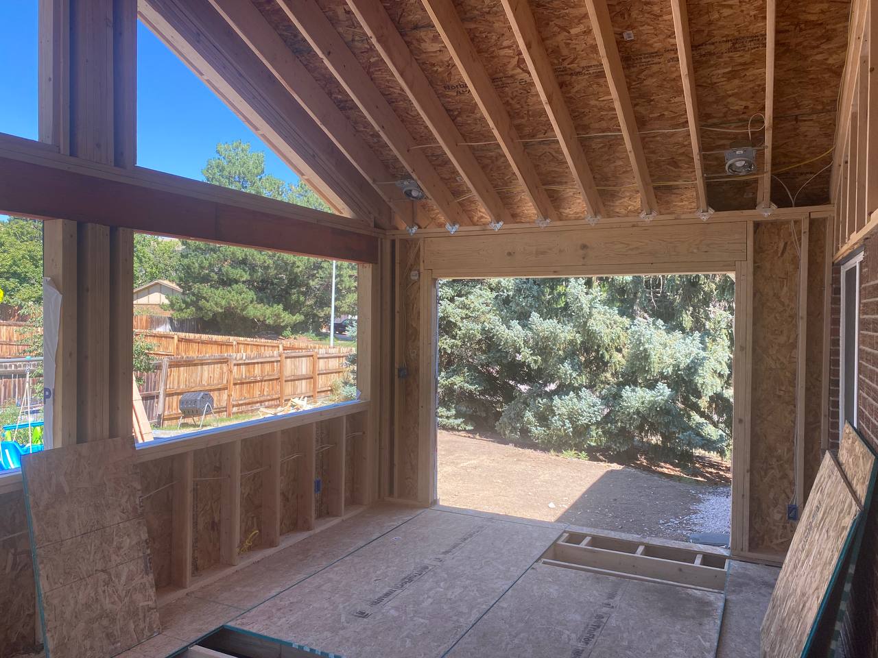 Basement Sunroom Construction
