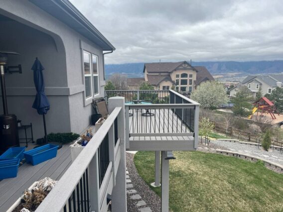 Deck balcony addition construction in Denver Colorado