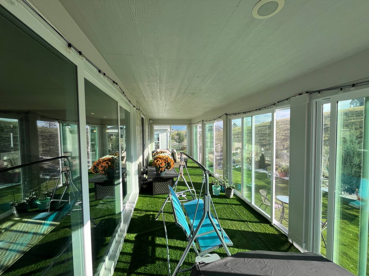 Backyard patio enclosure contractor in Aurora Colorado