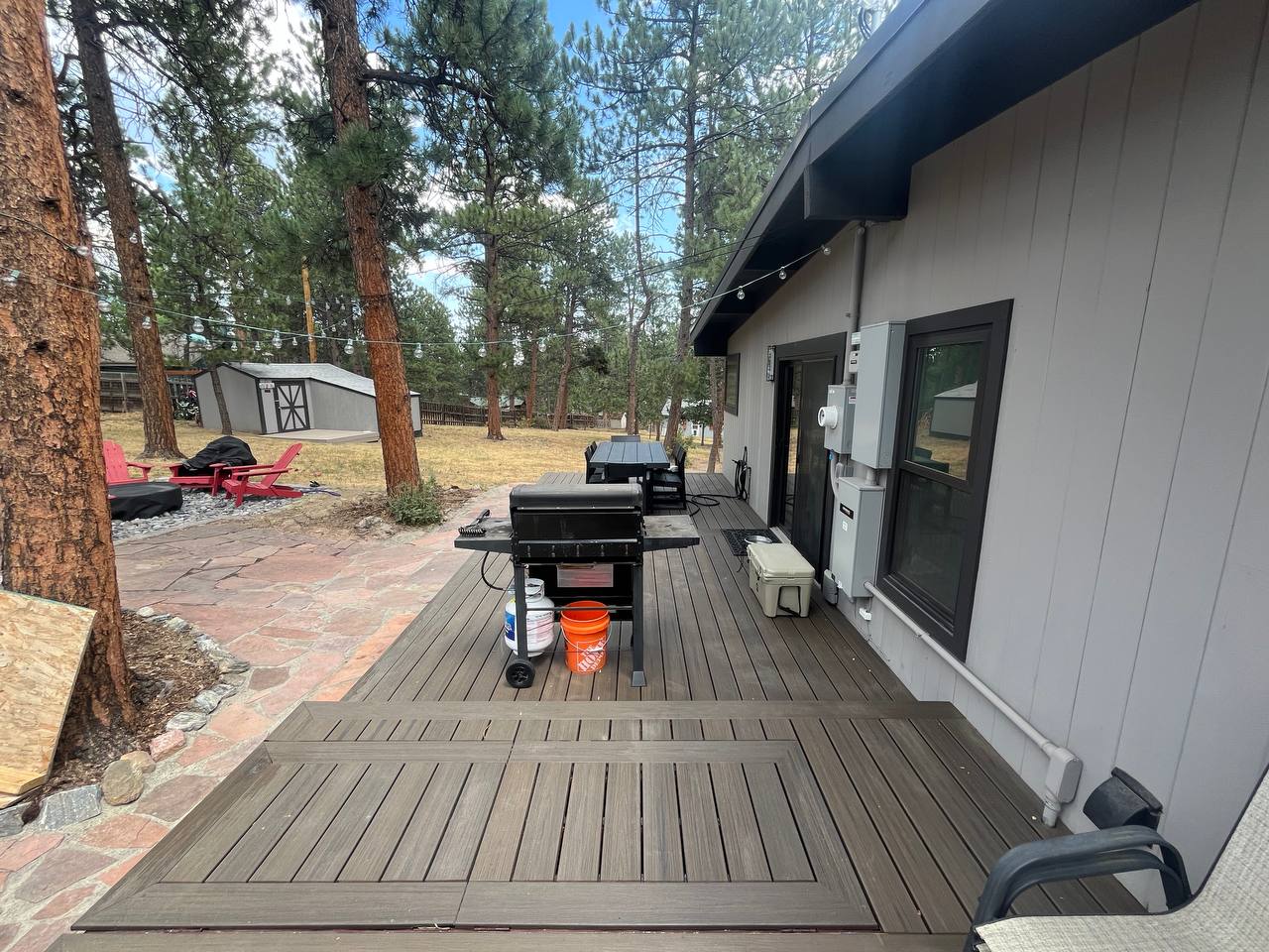 Surrounding paving in Evergreen Colorado
